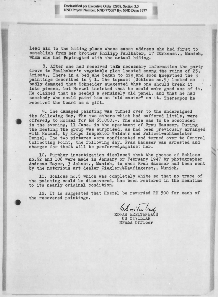 Page 2 of letter from Edgar Breitenbach dated 14 June 1947